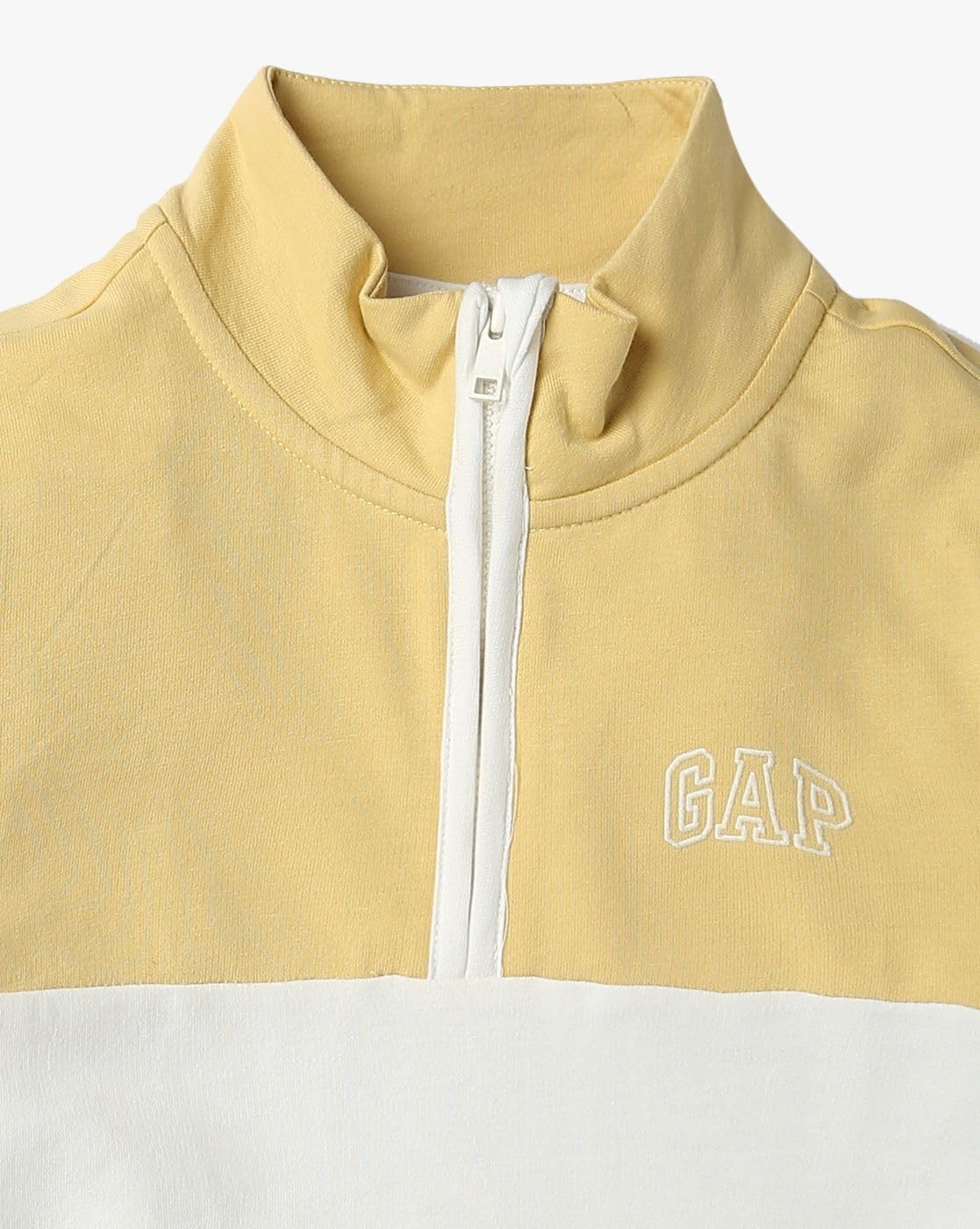 GAP Girls Colourblock Relaxed Fit Sweatshirt, Yellow, 2Y 1