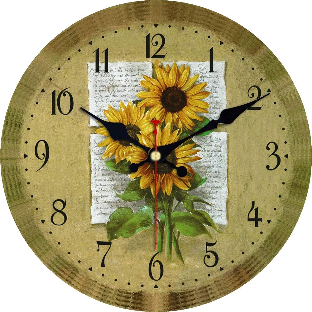 Best Sunflower Kitchen Clock