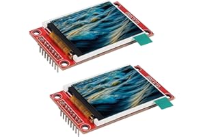 XIITIA 2pcs 1.8" SPI TFT LCD Display Screen Module ST7735 128×160 TFT LCD Screen Shield 3.3V 5.5V 51/AVR/STM32/ARM 8/16 bit for Arduino
