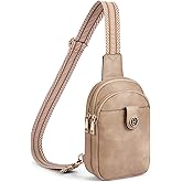 BOSTANTEN Small Sling Bag Crossbody Bags for Women Trendy Crossbody Purse Leather Chest Bag