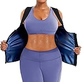 BXVX Sauna Suit Sweat Waist Trainer Vest for Women Sweat Workout Tank Top Shaper