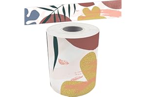 Teacher Created Resources Wonderfully Wild Straight Rolled Border Trim - 50ft - Decorate Bulletin Boards, Walls, Desks, Windo
