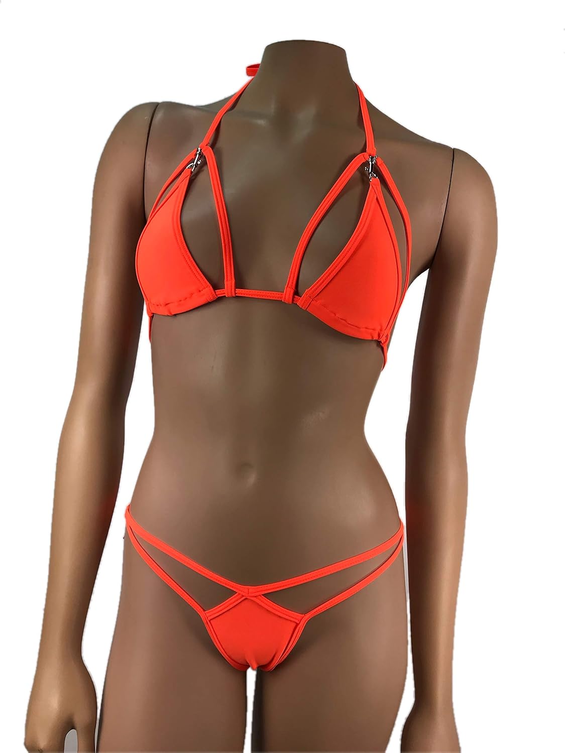 neon orange rave top