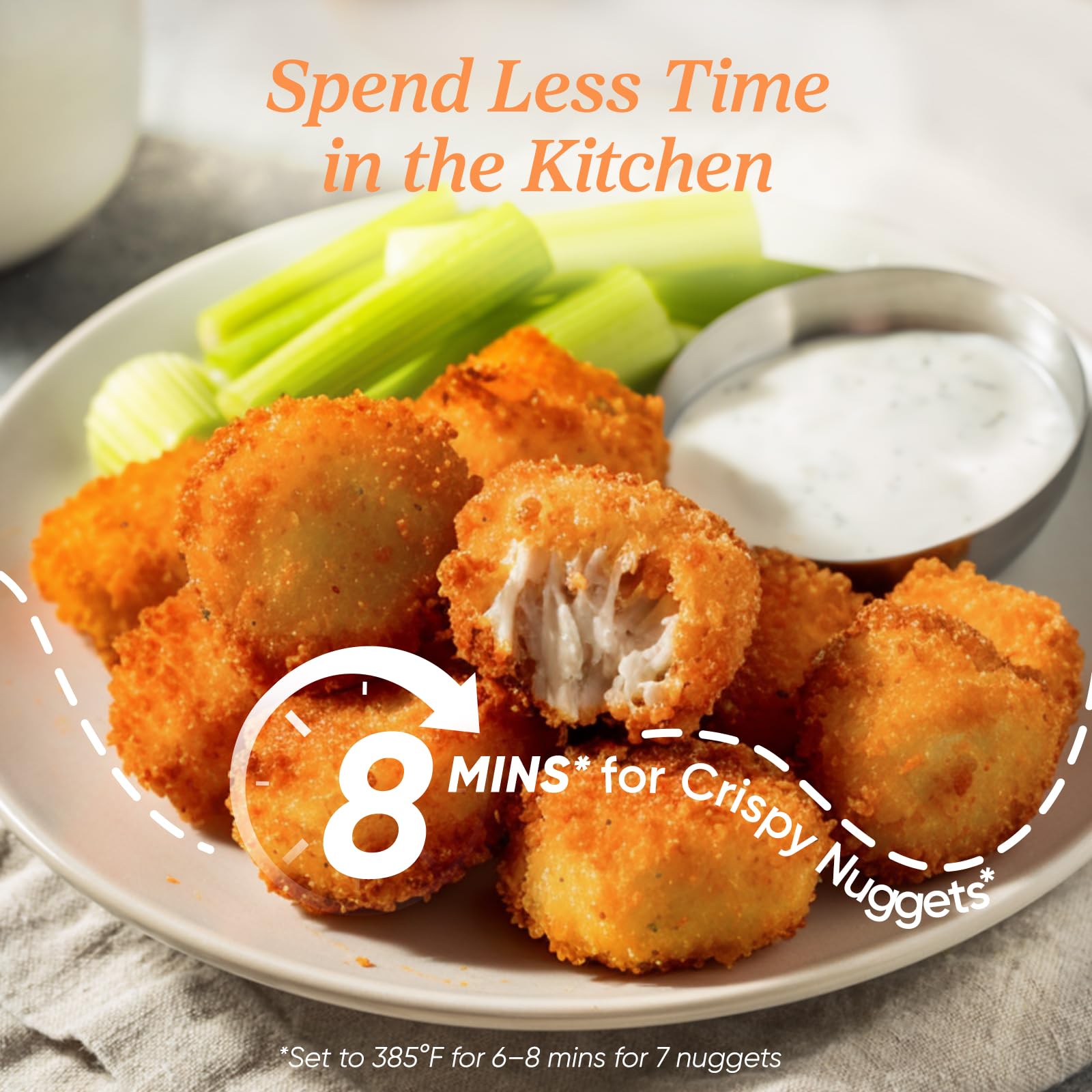 COSORI Air Fryer 2.1 QT, pequeña y mini freidora de aire 4 en 1, ideal para comidas y refrigerios simples, fácil de dejar los restos de comida crujientes, hasta 97% menos de aceite, 30 recetas en la aplicación, canasta antiadherente y apta para lavavajillas