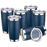 StarSpeed 20oz 6 pack Insulated Tumblers with Lid