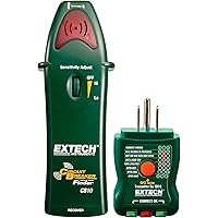 Extech CB10 Circuit Breaker Finder locates fuses/Breakers, Tests receptacles and GFCI Circuits