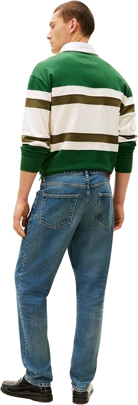 Jeans Harlem Tapered Mid-Rise Masculino, Azul (Torrance Indigo), 33W/34L — foto 2 de 5