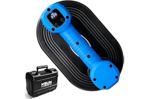 KELIN Electric Vacuum Suction Cup for Glass, 440Lbs Lifter with 270mm Large Base, 2 Brushless Motors & Digital Display, 8H Battery Cordless Suction Cups for Large Tile, Ceramic Material Lifts