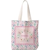 MOLYUB Purple Chinoiserie Floral Mahjong Tote Bag for Women,Mah Jong Players Lovers Gifts Canvas Tote Bag, Purple Floral Bird Aesthetic Reusable Shopping Grocery Bags Party Favors