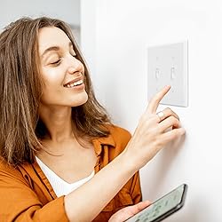 Decorator Wall Plate Double Toggle Light Switch