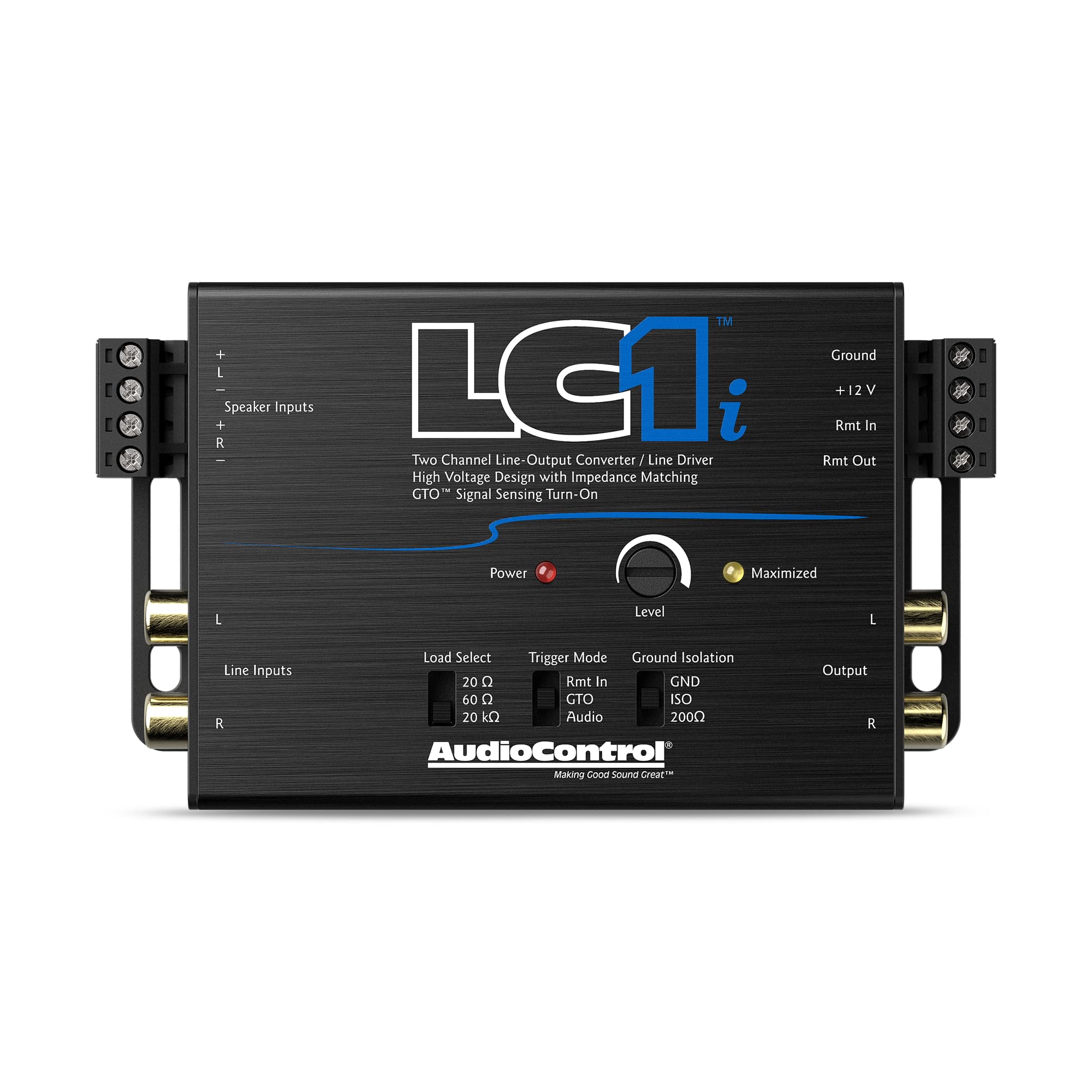 AudioControl LC1i 2-Channel Line Output Converter & Line Driver – High-Performance Signal Booster for Car Audio, Clear Noise-Free Audio Upgrade