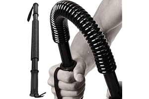 20/30/40/50/60KG Power Twister Flexible Stretch Bar-Arm Exerciser. Strengthens The Back, Shoulders, Biceps and Grip, Chest Ex