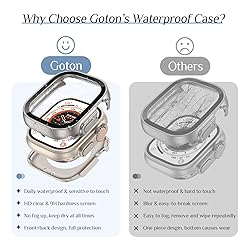 2-Pack Goton Waterproof Apple Watch Case for iWatch