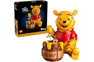 LEGO Disney Winnie The Pooh Building Set - Home, Office or Book Shelf Decor for Adult Fans, Ages 18+ - with Eeyore Figure - C