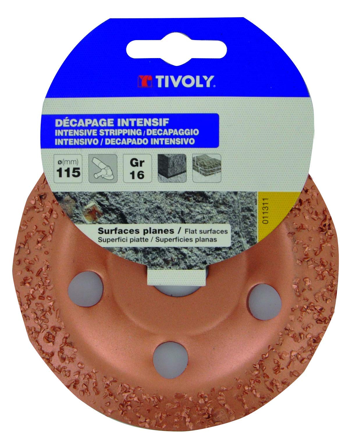 Tivoly XT10112011311 Tungsten Carbide Grinding Disc for D115 XL Grinder