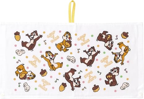 Amazon 丸眞 おでかけタオル ディズニー チップ デール 47 25cm エンジョイツインズ ガーゼ 甘撚糸 使用 抗菌防臭加工 ハンドタオル ホーム キッチン オンライン通販