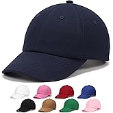 WILLPORT Kids Baseball Cap for Age 2-9,Adjustable Cotton Toddler Baseball Hat for Boys & Girls