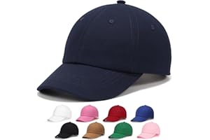 WILLPORT Kids Baseball Cap for Age 2-9,Adjustable Cotton Toddler Baseball Hat for Boys & Girls
