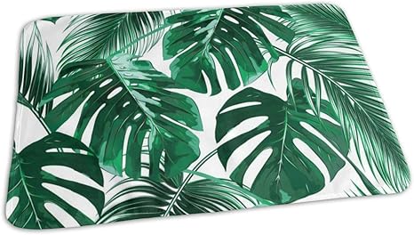 palm leaf changing mat