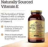 Solgar Natural Source Vitamin E 268 mg 400 IU Softgels 250 VEGAN Gluten Free view 3
