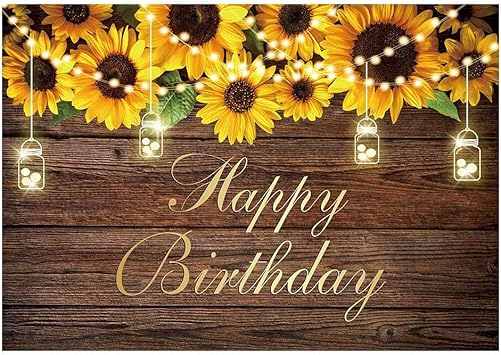 Funnytree Sunflowers Happy Birthday 