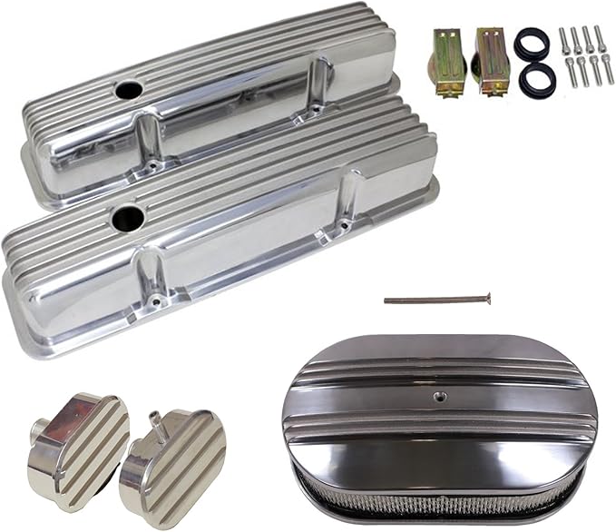 DEMOTOR PERFORMANCE For 195886 Chevy Polished Aluminum