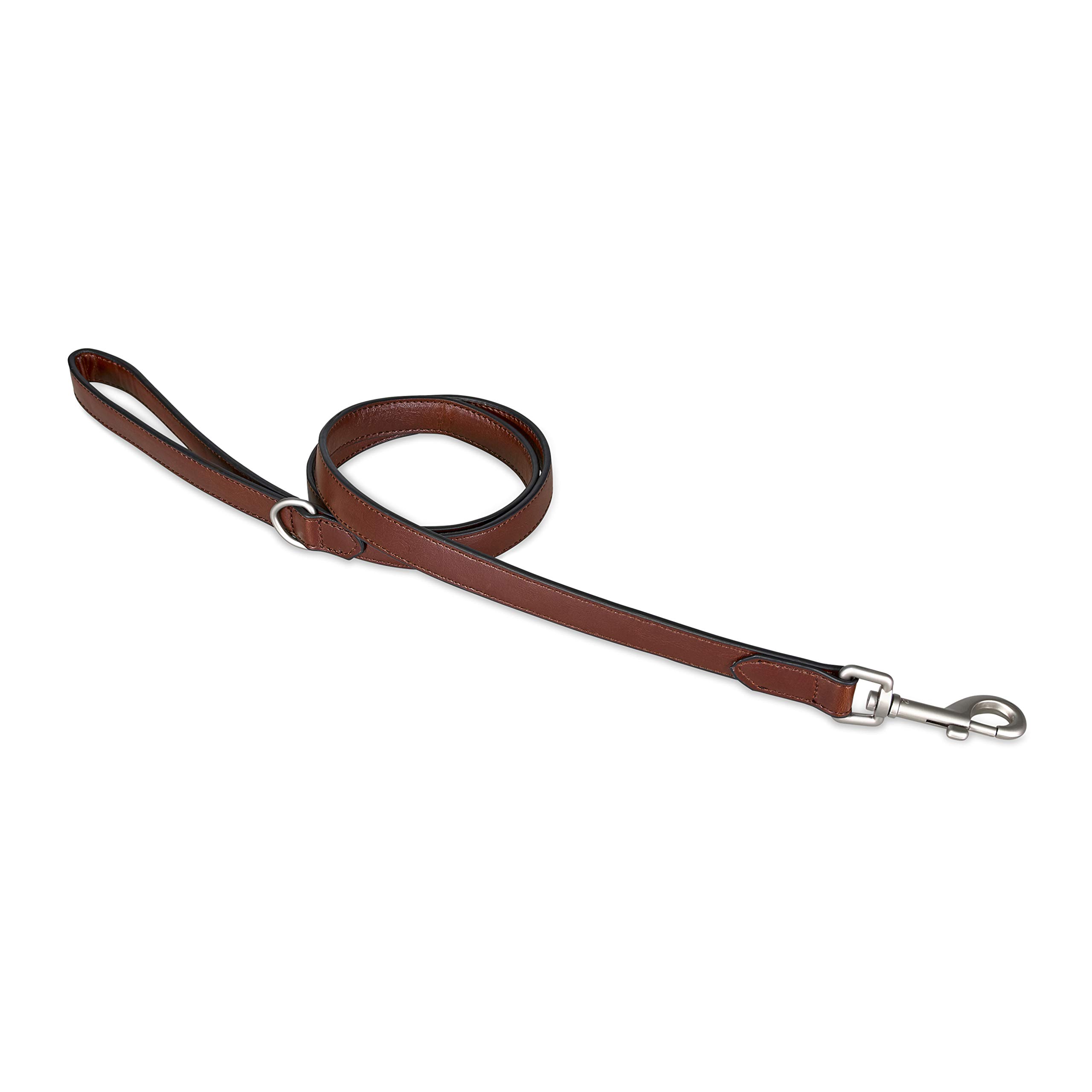 Petface Herringbone Leather Dog Lead, Medium