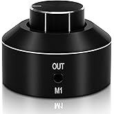 KGUSS Mini Active Volume Control Knob Volume Controller 3.5mm Audio Adjuster PC Speaker Amplifier Switcher,Volume Control Kno