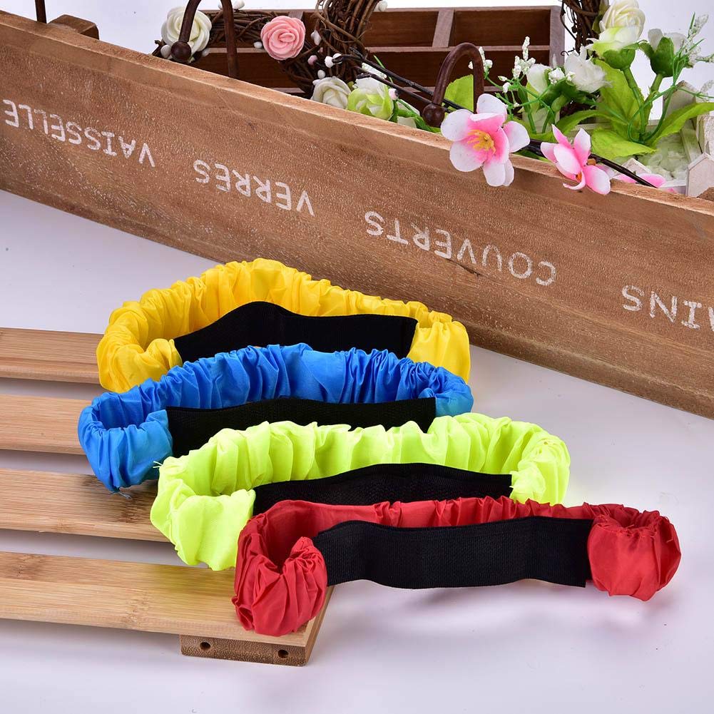 3 Legged Race Bands 4pcs Soft Elastic Tie Rope for Kids Children People Outdoor Legged Race Game Fishing Toys, Toy Tents, Desktop Interactive Toys