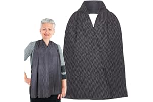 DESIGNED TO DINE Adult Bib Scarf - Dignified Alternative to Bibs | Washable and Reusable Clothing Protectors for Eating