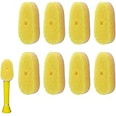 Refill Heads Compatible with Dish Daddy,Non-Scratch Wand Refill Sponge Heads Compatible with Scrub Daddy,Upgrade Version Much Thicker and Durable,8 Packs