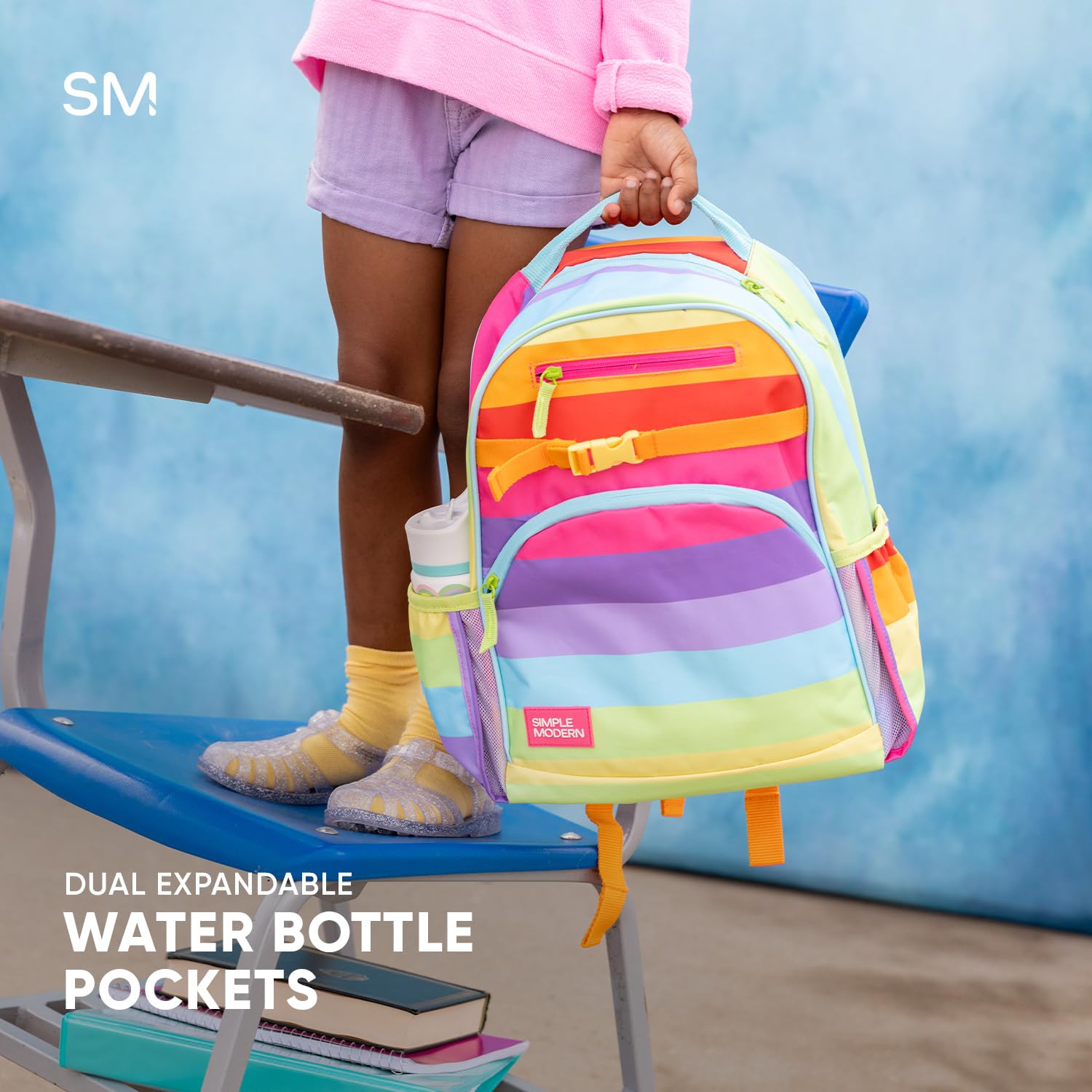 Simple Modern Medium Marvel Toddler Backpack for School Girls and Boys | Kindergarten Elementary Kids Backpack | Fletcher Collection | Kids - 15