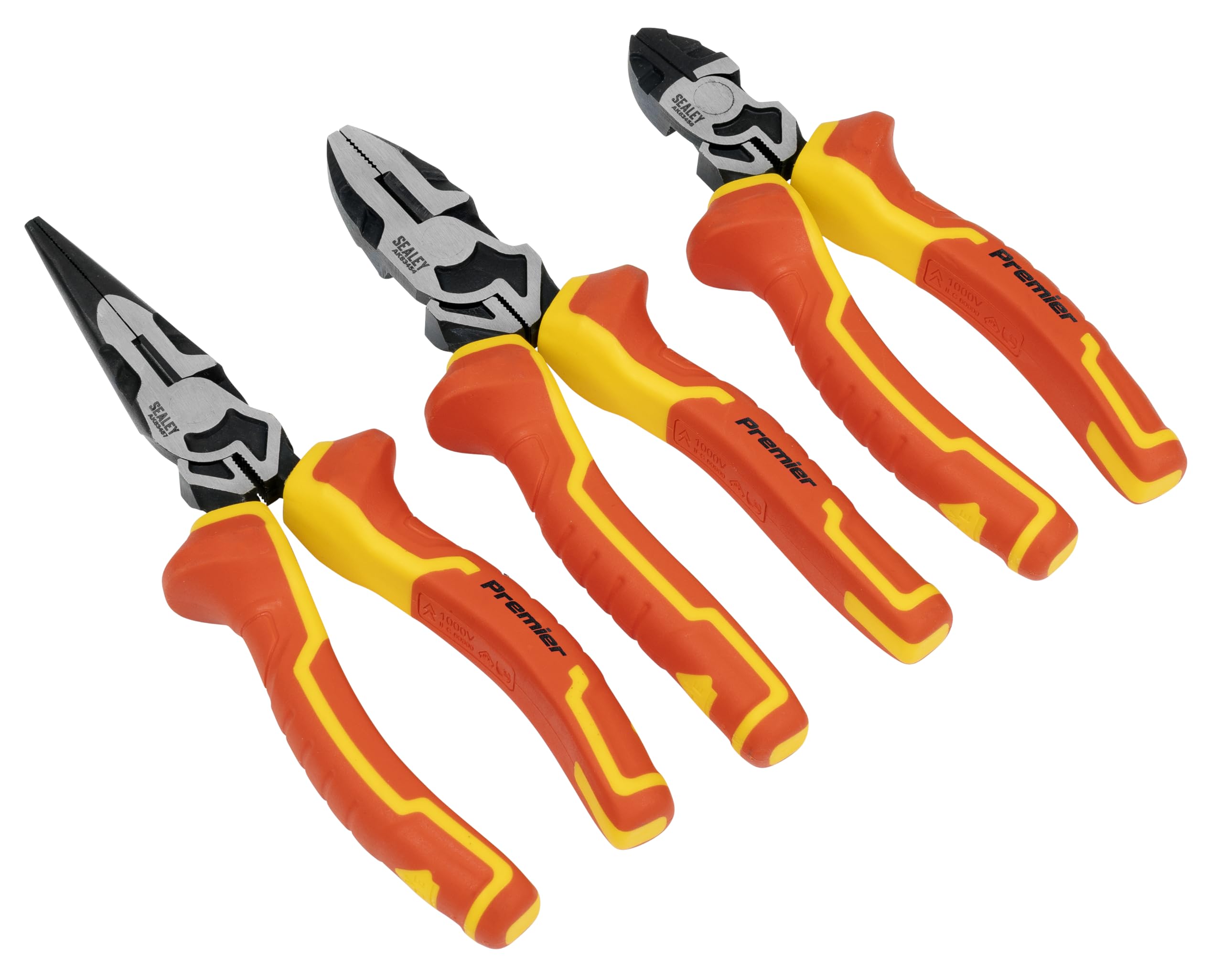 Sealey Ak83452 Pliers Set 3Pc Vde Approved