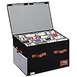 Supowin Shoe Organizer for Closet, Foldable Shoe