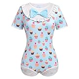 FYMNSI Women Short Sleeve One Piece Romper Pajamas