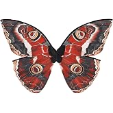 RENEMEGO Moth Wings Costume - Single-Sided Fairy Wings Adult Women, Halloween Costume for Cosplay Performance Renaissance