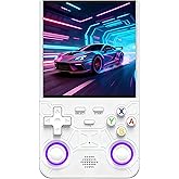 Blorkbuy R36 Ultra Retro Handheld Game Console-4-Inch IPS Screen, Dual Joystick Portable Gaming, Over 20K Games Mini Video Games Console,Supports 20+ Emulators,Linux-Based Retro Gaming Console (White)