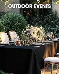 Pureegg Durable Table Cloth 60" x 102" - Reusable