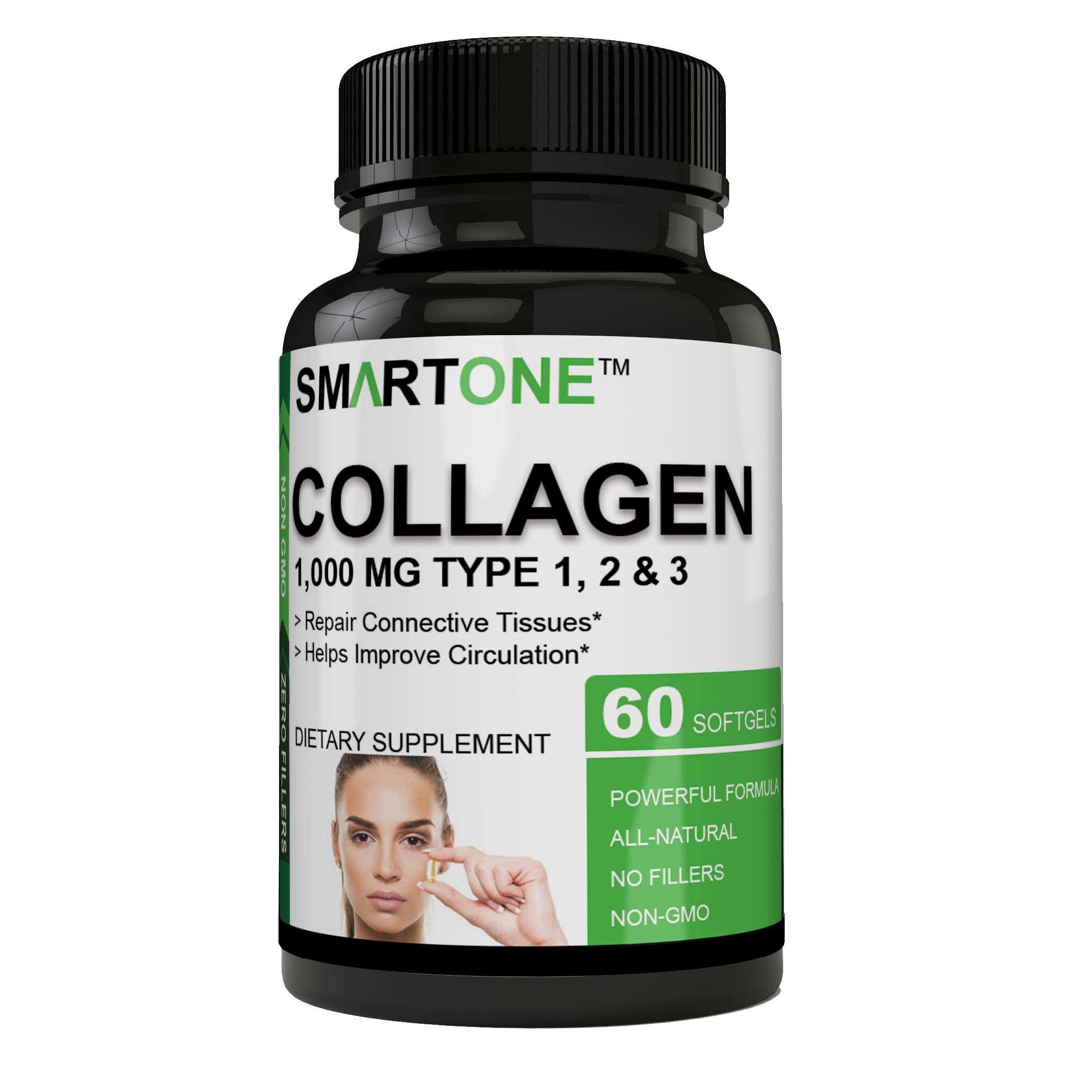 Buy Highly Effective Fast Acting Collagen Pills Type 1, 2 & 3 Helps