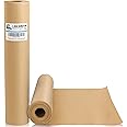 Wrapping, Craft Paper, White Kraft Paper Roll 17.8" x 100ft for Gift Wrapping, Floor Covering, Bulletin Board, Arts Crafts, Poster, Packing Paper for Moving Supplies