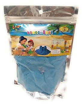 global mart Crazy Sand 1kg Tub for Kids Non Stick and Smooth Without Moulds (Natural)