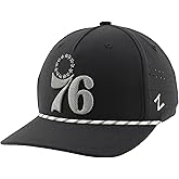 ZHATS NBA Unisex-Adult NBA Officially Licensed Rope Hat Snapback Performance Black