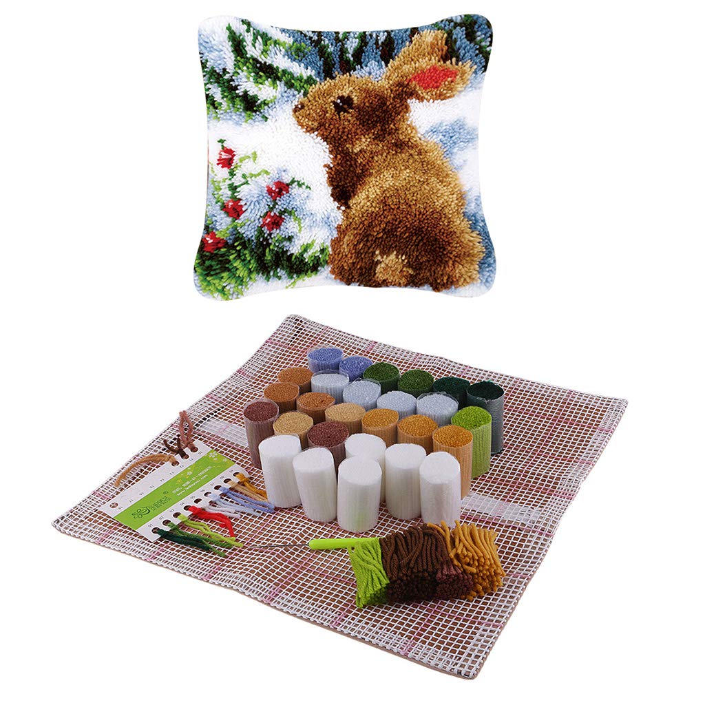 Latch Hook Tool Easy Cat B Blesiya Lovely Animals Latch Hook Rug Making