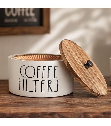 Amazon.com: Rae Dunn COFFEE Cellar Canister - White - Ceramic