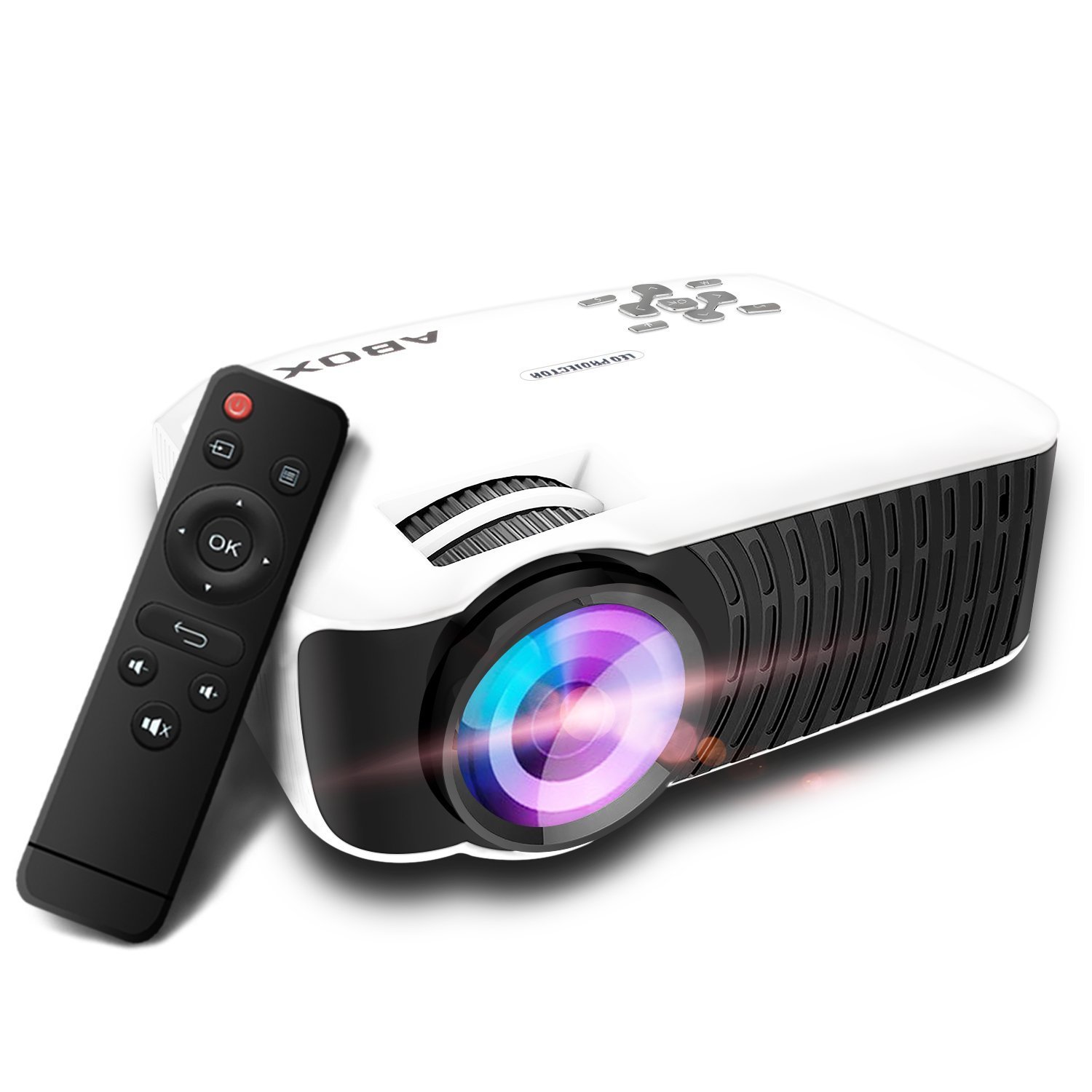 GooBang Doo ABOX T Lúmenes LCD Mini Proyector Multimedia Home Theater Video