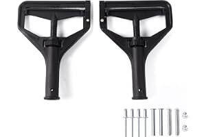 Matthew 2Pcs Commercial Mop Head Clamps for Screw Plastic Mop Heads,Quick Change Head Mop Handle,Heavy Duty Mop Head Replacem