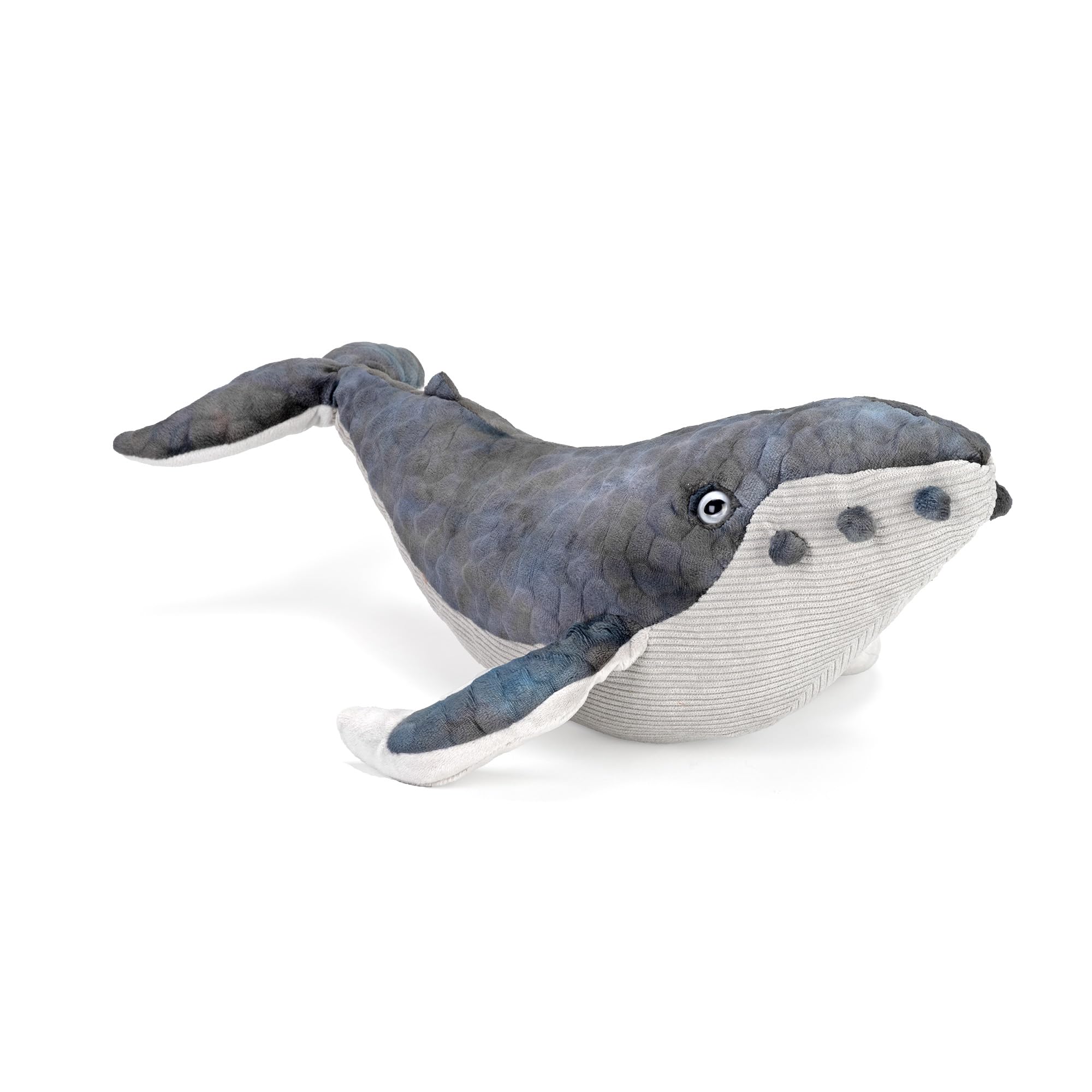 Wild Republic Humpback Whale Plush Soft Toy, Cuddlekins Cuddly Toys, Gifts for Kids 30 cm , Blue