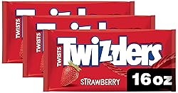 TWIZZLERS Twists Strawberry Flavored Licorice
