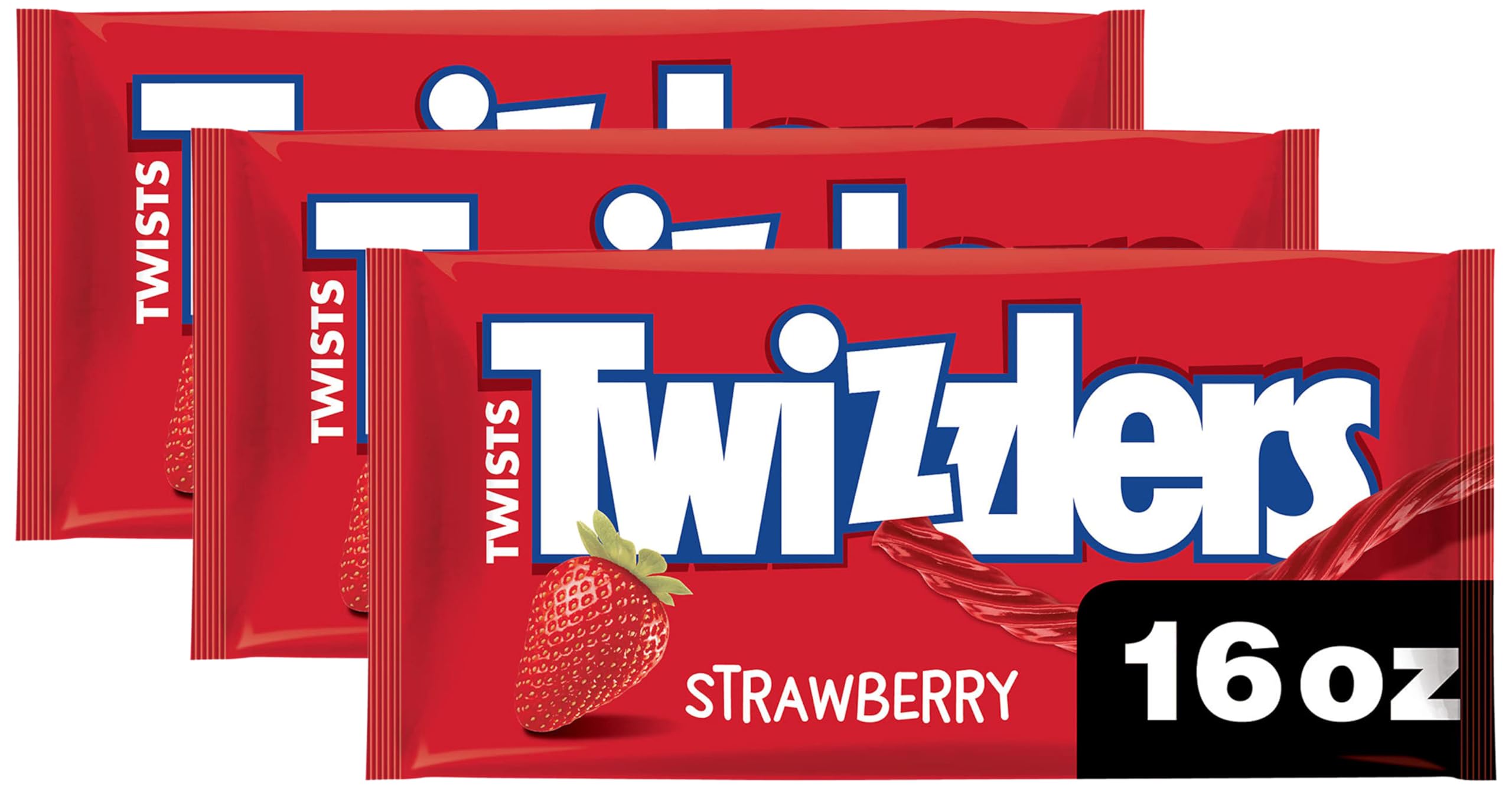 TWIZZLERS Twists Strawberry Flavored Licorice