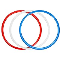 House Again 3 Pack Silicone Sealing Ring- Pressure Cooker Silicone Seal Ring Replacement - Color Coded with 3 Colors…